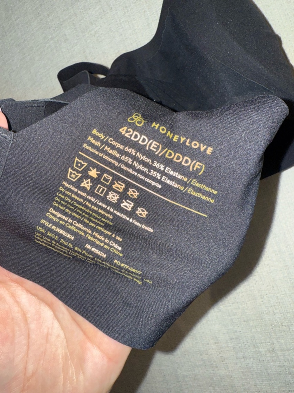 Honeylove Liftwear Crossover Bra - Picture 3 of 3